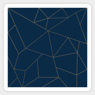 Golden Crystal Web Pattern Sticker